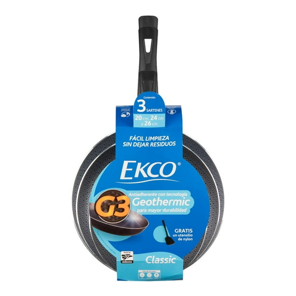 Sarten 24 Cm Ekco Classic Azul