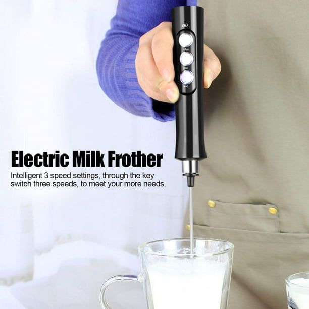 Batidora de mano eléctrica de leche Potencia de batería espuma de leche  automática leche Espumador para el café de huevo - China Espumador de leche  y espumador de leche precio