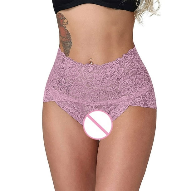 Ropa interior de encaje sexy para mujer, lencería, tangas, bragas