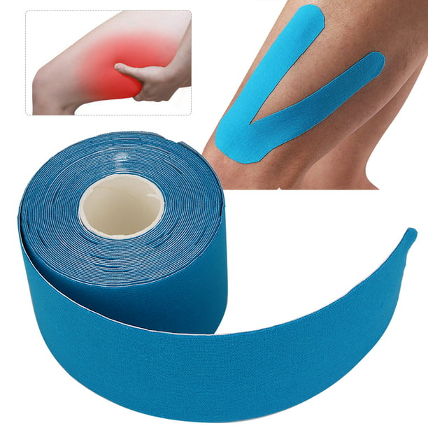 Greeniant Nueva cinta adhesiva deportiva para músculos perforados de 2  tamaños, cuidado terapéutico, cinta de kinesiología perforada Accesorios  para máquinas de ejercicios color carne
