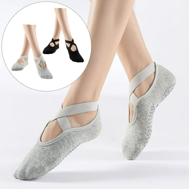 JSBelle 4 pares de calcetines de yoga, Calcetines antideslizantes para Yoga  Pilates, Ballet, Entrenamiento descalzo, Baile, Fitness (4 pares) :  .com.mx: Ropa, Zapatos y Accesorios