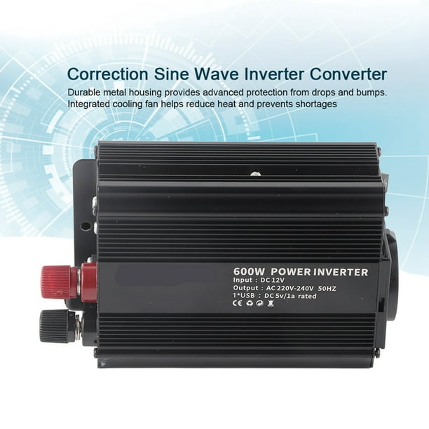 Convertidor/Inversor 12V A 220V 600W