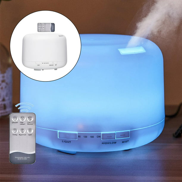 Humidificador de niebla fría, humidificadores ultrasónicos para dormitorio  de bebé, humidificador grande de 3 litros con control remoto, luz nocturna