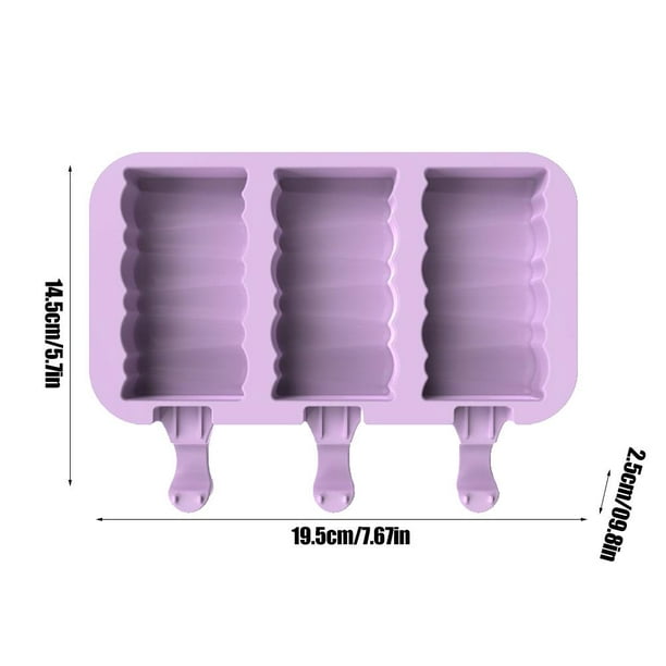 Moldes para paletas de 10 cavidades sin BPA, moldes de silicona  reutilizables para niños, moldes de silicona para hacer paletas de hielo,  moldes de