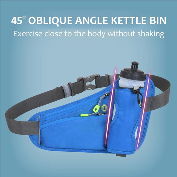 Riñonera deportiva para hombre y mujer, bolsa de cintura para correr,  soporte para botella de agua, acampar al aire libre, senderismo, Fitness