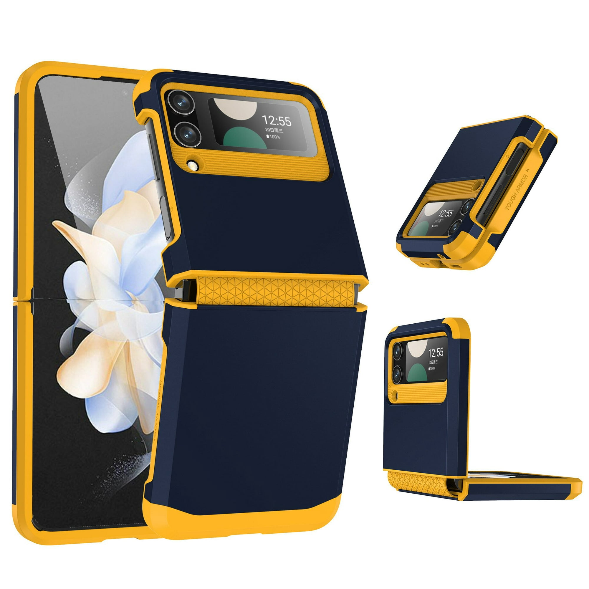Comprar Funda plegable de cuero de lujo a prueba de golpes para Samsung  Galaxy Z Flip 3 5G flip4 flip 4 Flip3 funda antideslizante para teléfono  móvil