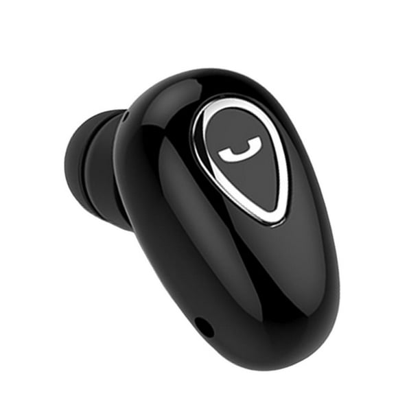  Xmenha Mini auriculares para pequeños canales de oídos, auriculares  inalámbricos Bluetooth con micrófono, impermeables, pequeños, sonido  estéreo, graves profundos, auriculares Bluetooth para entrenamiento para  iPhone y Android, color negro
