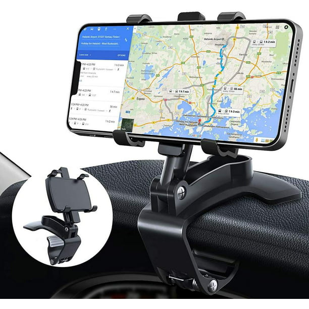  Soporte de teléfono para coche, accesorios para smartphone, soporte  de montaje Celular para Auto - rotación de 360° : Celulares y Accesorios