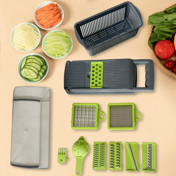 Cortador De Vegetales Cortador de verduras Manual Ligero Picador de  alimentos Utensilios de cocina ( Wdftyju