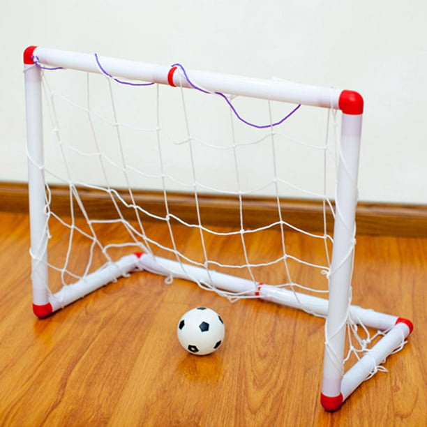 Kit de portería de fútbol portátil para niños CUTICAT de 126 cm