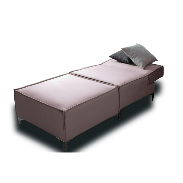 Sofa cama Plegable Matrimonial en Lino Gris Oxford con Portavasos Mobydec  Mobydec Ankor Sofa cama Plegable minimalista