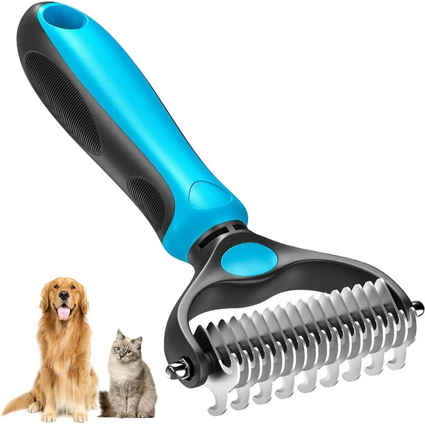 Cepillo doble quitapelos para mascotas