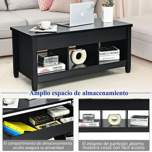 TieHo-muebles creativos para el hogar, mesa de centro plegable, mesa de  comedor para sala de estar, mesa lateral de elevación móvil - AliExpress