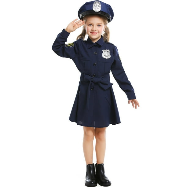 Disfraz de policía para niña XL JAMW Sencillez