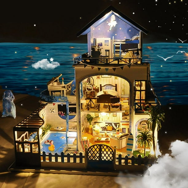 La Casa de Muñecas de Gabby Lámpara 3D