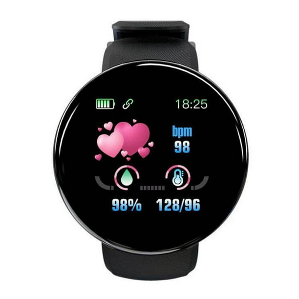 Reloj inteligente redondo con Bluetooth para hombre y mujer