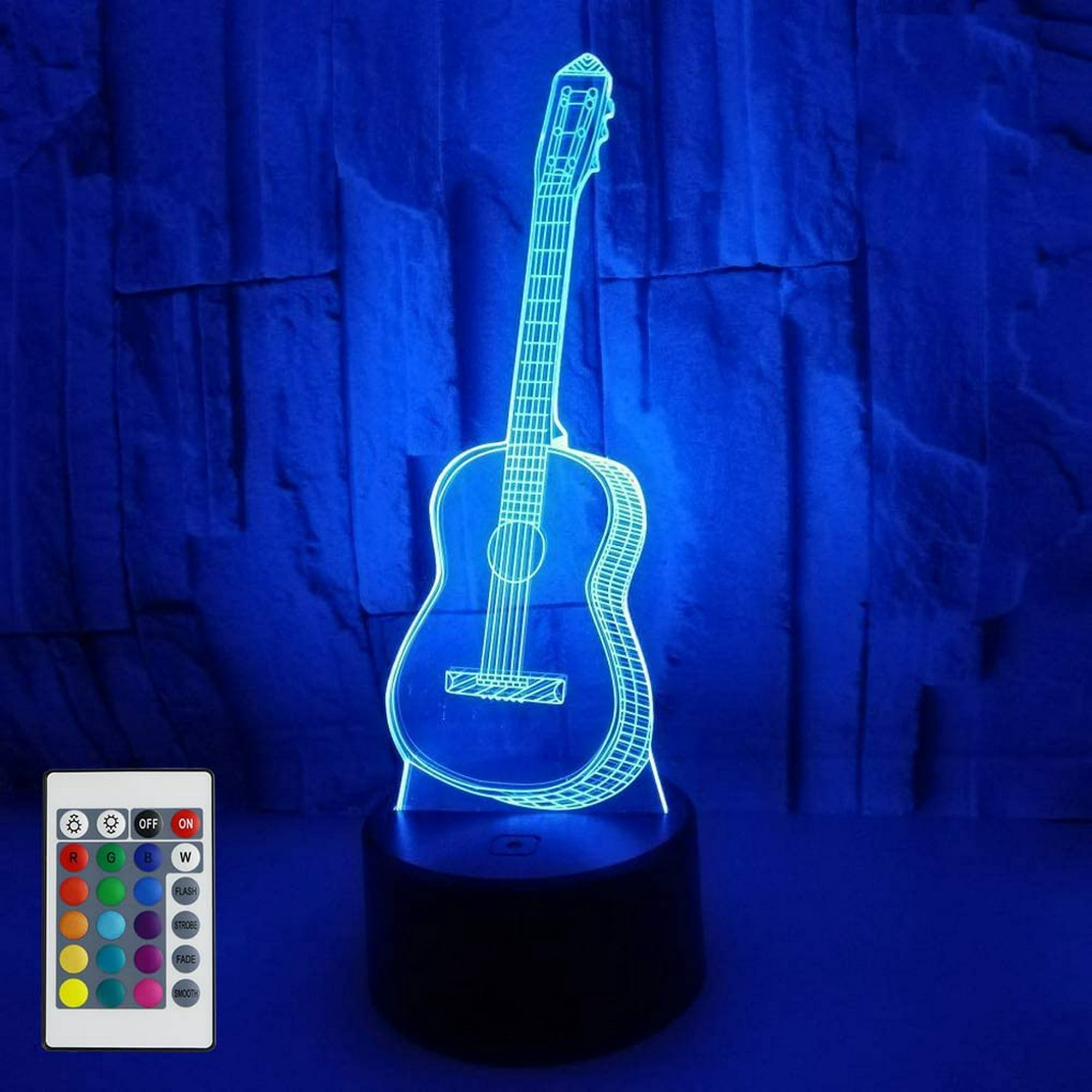 Juego de batería - LÁMPARA LED 3D Luz de ilusión óptica con 7 efectos de  iluminación que cambian de color