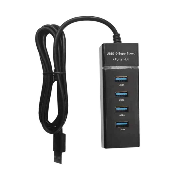 Hub USB 3,0, divisor Multi USB 3 0, adaptador de corriente, expansor  múltiple 2,0