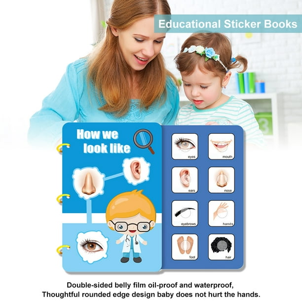 Smart Book - Libro Montessori de estimulación temprana –