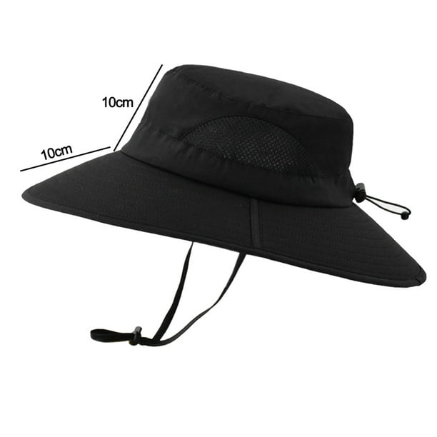Sombrero de pescador con protección solar, sombrero de verano para hombre, sombrero  para el sol de ala grande, sombrero para el sol impermeable de secado  rápido para montañismo al aire libre Adepaton