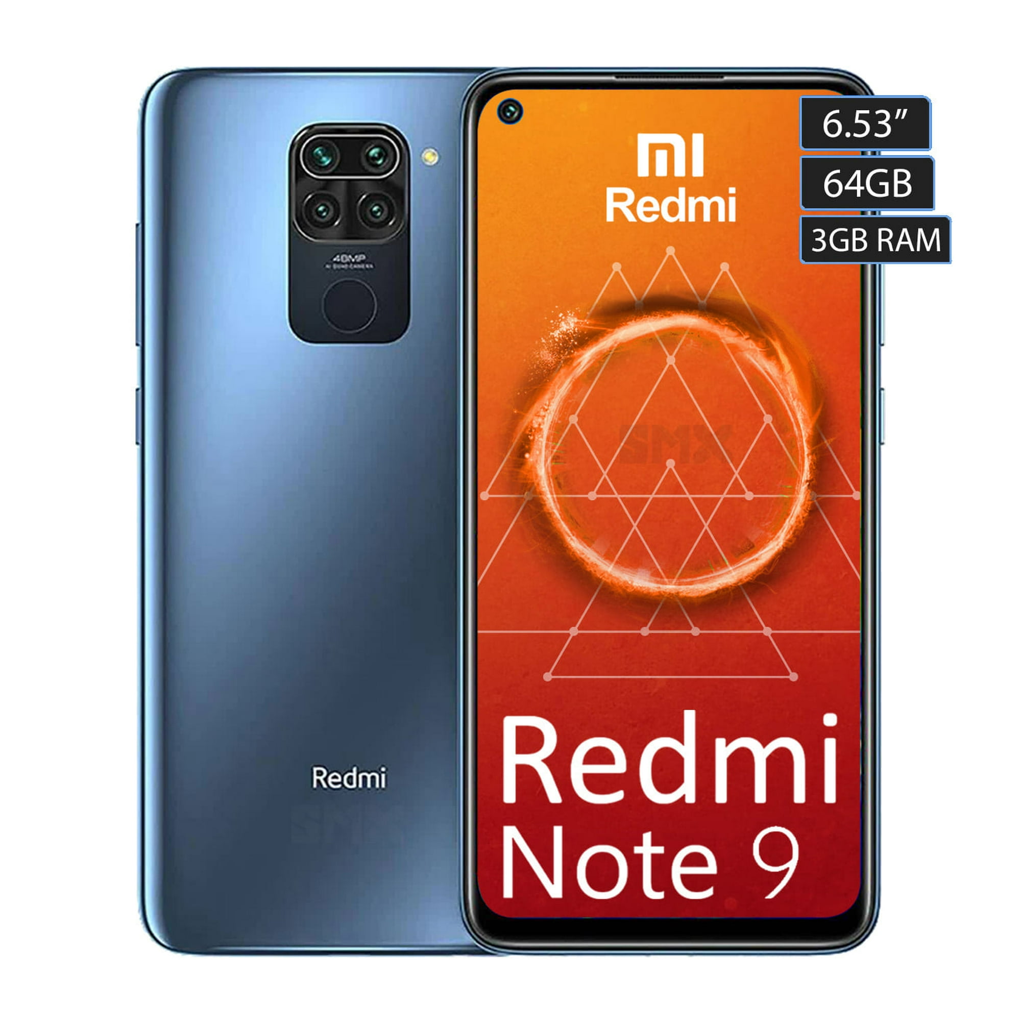 Smartphone Xiaomi Redmi Note 9 64gb 3gb Gris Walmart En Línea 2974