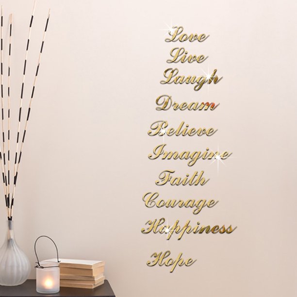 Pegatinas de pared de espejo 26pcs / set Acrílico Polka Dot Wall Mirror  Stickers Decoración Decoraci Irfora Pegatinas de pared de espejo