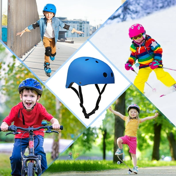 Casco ajustable para niños y niñas, bicicleta de seguridad multideporte,  patinete de patinaje y ciclismo - AliExpress