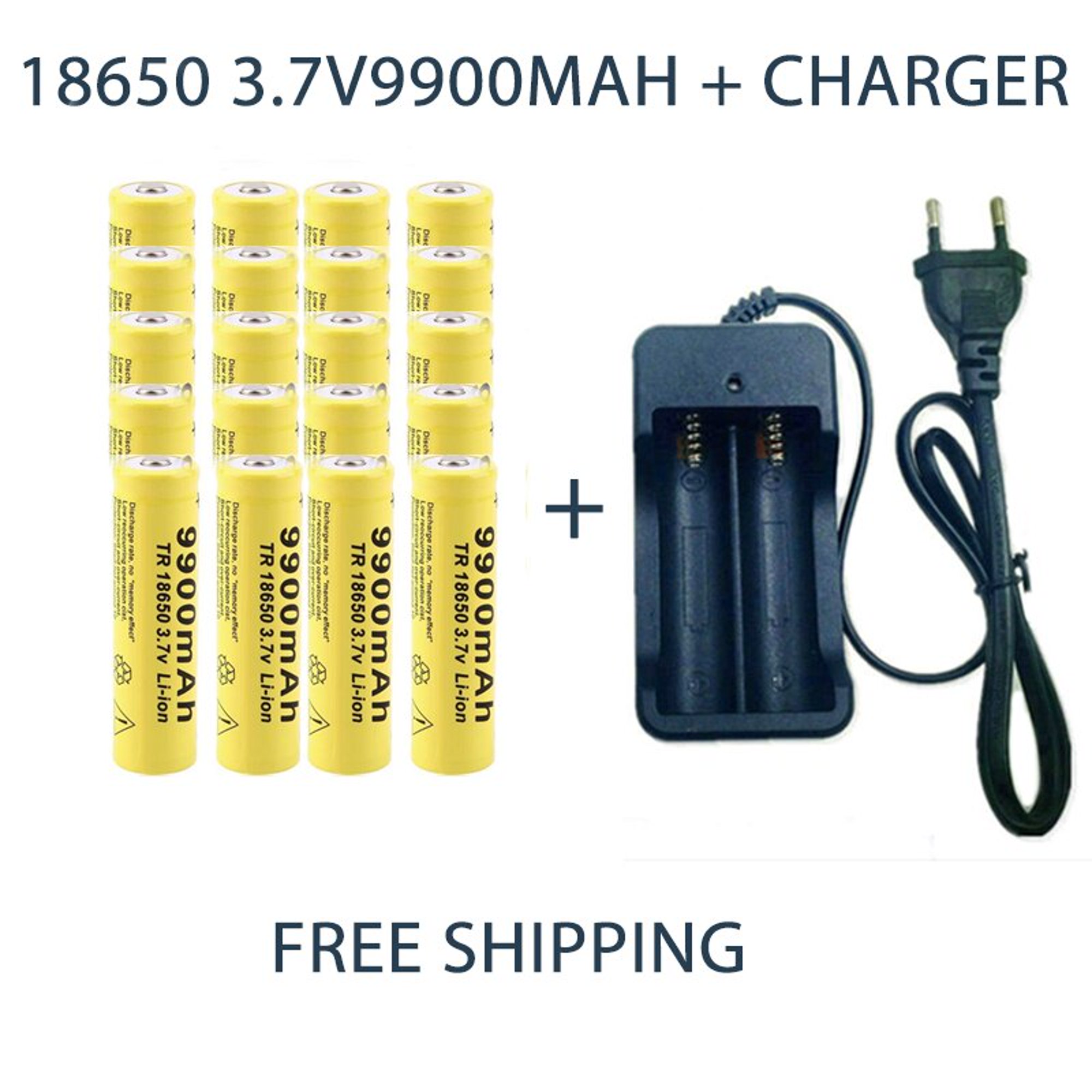 Bateria recargable 18650 3.7v 9900mAh