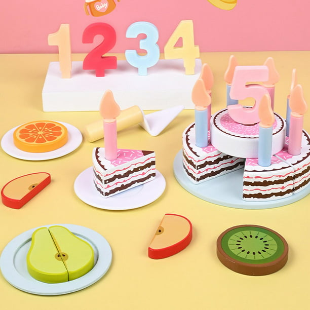 Aprenda Formas, Colores y Números para Niños con un Pastel de Cumpleaños de  Juguete y Tayo! 