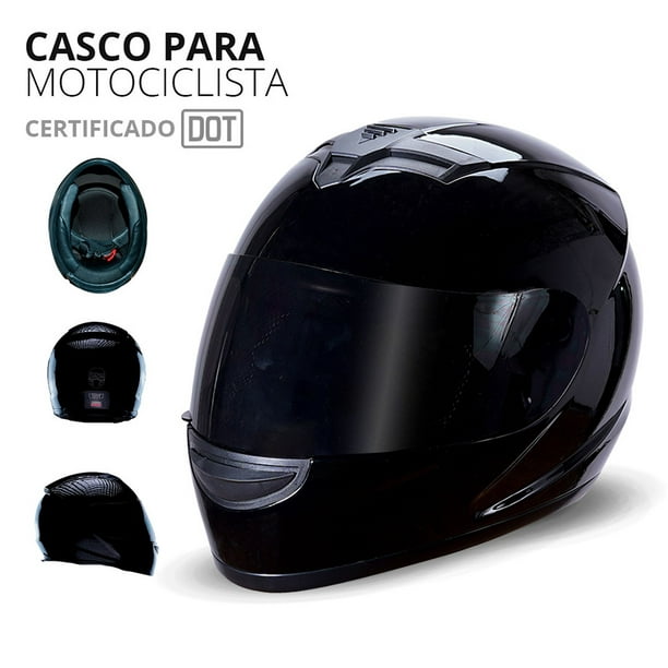 Casco Integral Certificado Por DOT Casco De Motocicleta Para Hombres Casco  Integral Casco De Seguridad Para Motocicleta De Turismo Cálido Con Ranura P