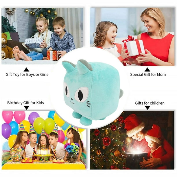 Juguete de peluche de gato cuadrado para niño muñeco de peluche Likrtyny de  Animal para niño juguete de cumpleaños y Navidad recuerdos de boda para  invitados regalos el 8 d