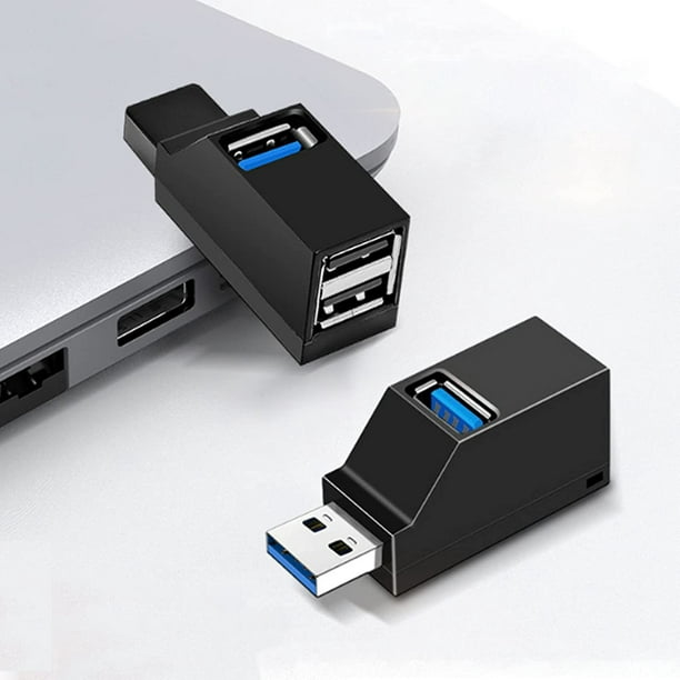 Concentrador de puertos USB 3.0 y 2.0 de 7 puertos - Aleación de aluminio -  Expansor de puerto USB de alta velocidad - Hub USB adicional para PC