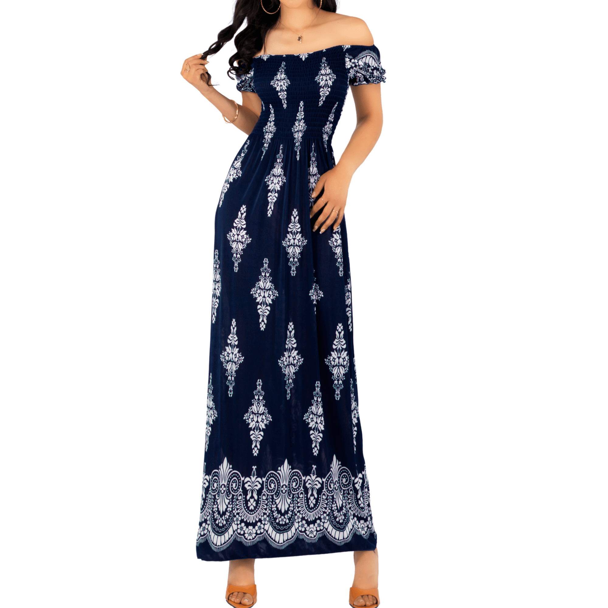 Vestido maxi casual mujer largo cómodo estilo boho