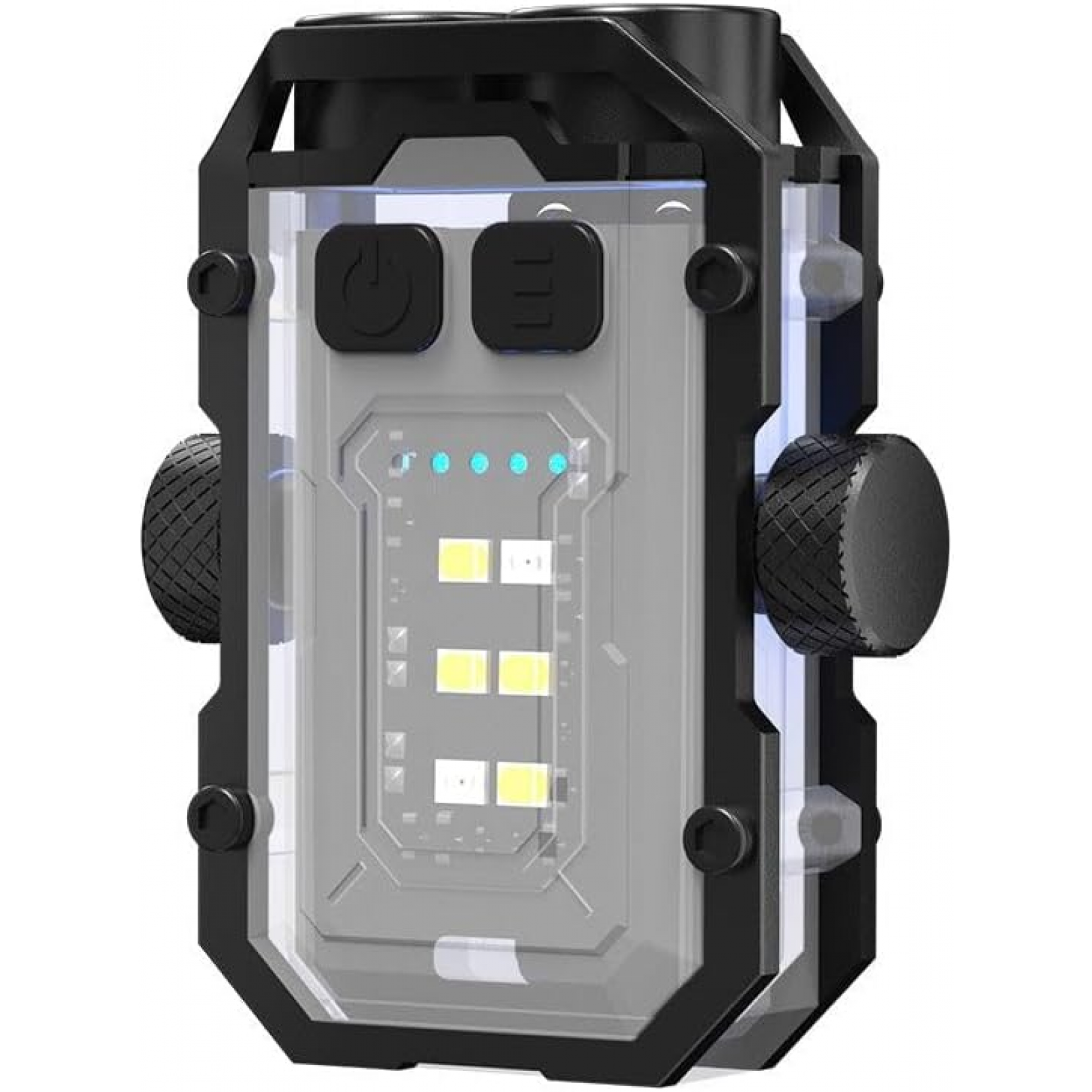 Mini linterna potente, N10 LED pequeña y potente linterna EDC con luz ...