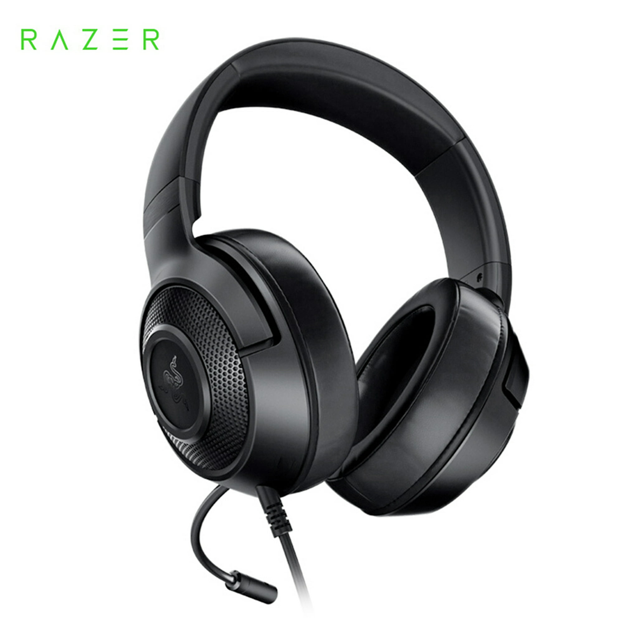 Auriculares Gaming Con Cable RAZER Kraken X Lite (Over Ear -  Multiplataforma - Noise Cancelling - Negro)