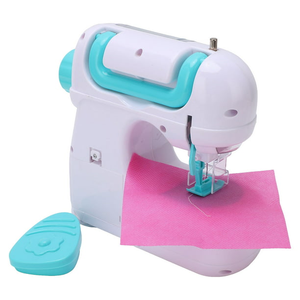 Mini máquina de coser para adultos principiantes, máquina de coser portátil  de 48 piezas, máquina de coser pequeña de doble velocidad, máquina de