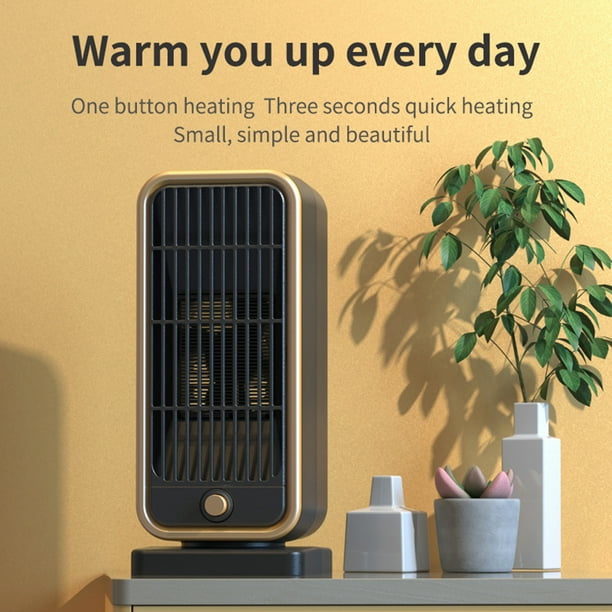Calentador de aire portátil para el hogar, soplador de aire caliente con  Control remoto, Mini calentador eléctrico de escritorio montado en la  pared, herramientas de calefacción calefactor electrico bajo consumo -  AliExpress
