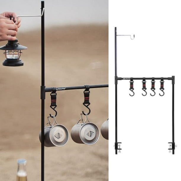 Rejilla para colgar utensilios de cocina, organizadores colgantes s y  ligeros, organizador de campamento, de rejillas para acampar, fog -  Conjunto 2 DYNWAVEMX Rack de almacenamiento de escritorio