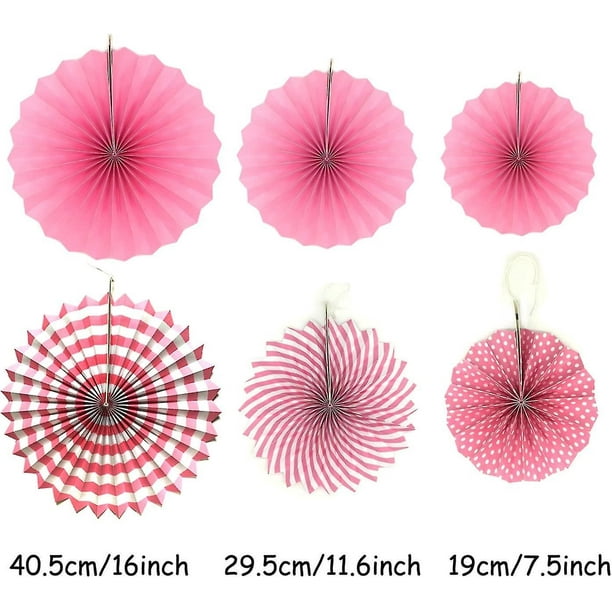 HONMOK 27PCS Abanicos de Papel Multicolores sevillana Flores de Pompones de  papel Bola de Nido Bolas de panal Pom Poms Ball linternas Ventilador Papel