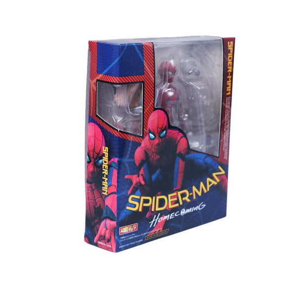 Disney-figuras de acción de Spiderman para niños, juguetes de Pvc de 8Cm,  modelo de héroe de Marvel, qiuyongming unisex