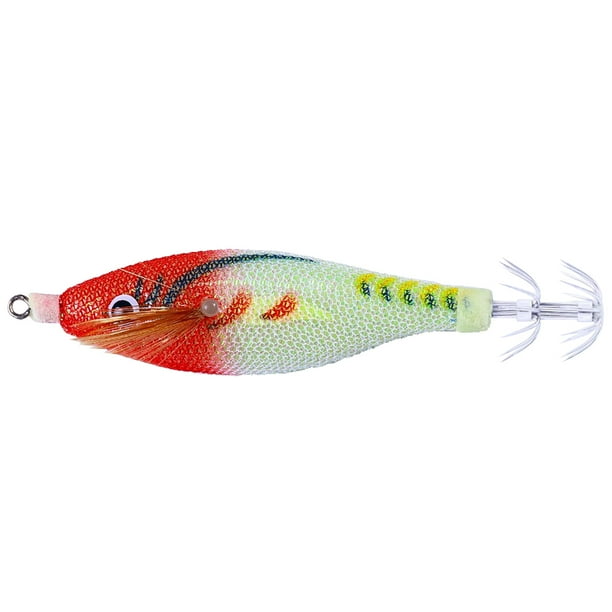 Luminous Jig Bait Fish Señuelo Accesorios Pesca Camarón Cebo Doble Paraguas  Gancho FLhrweasw Nuevo