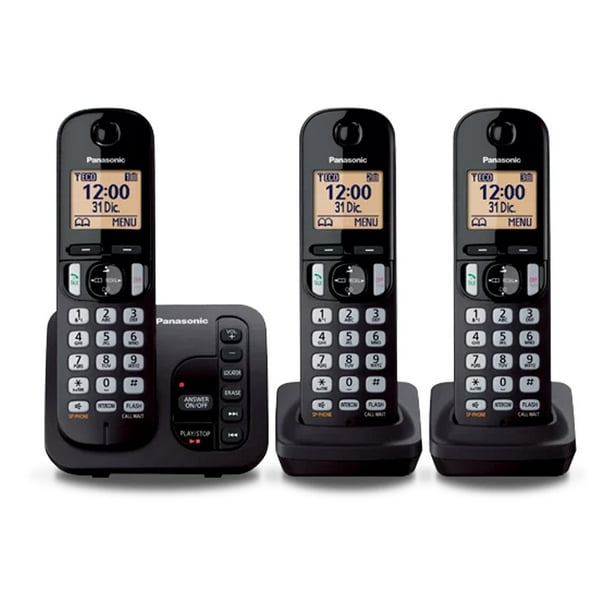 Teléfono inalámbrico Panasonic KX-TG223C 3 EXT Reacondicionado
