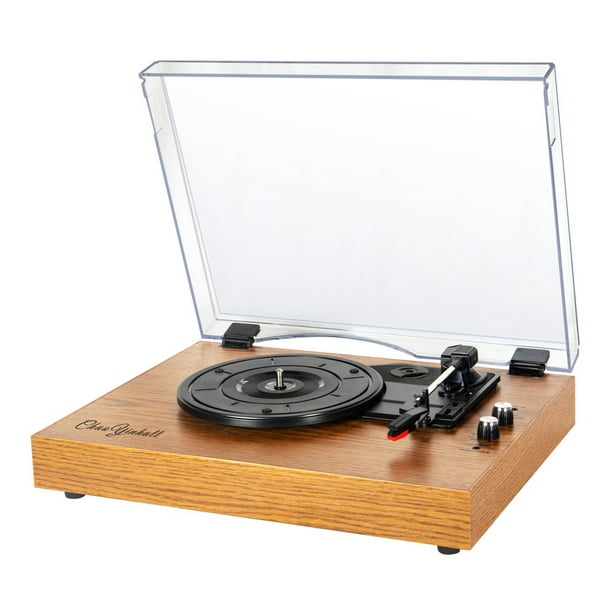 Discos de vinilo LP tocadiscos Retro, altavoces incorporados, gramófono  Vintage, 3 velocidades, BT5.0, salida RCA de línea auxiliar - AliExpress