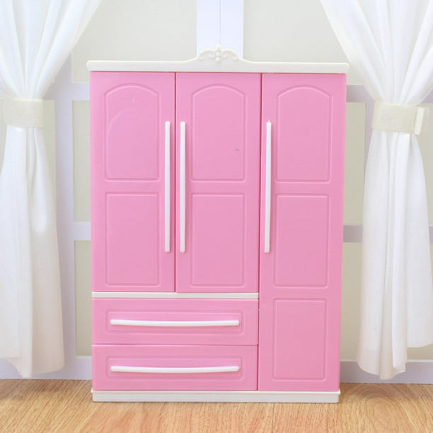 10 perchas de madera para ropa rosa 44 cm