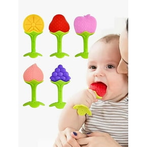 1Pc Random Color Baby TV Remote Control Shape Toy Silicone Teether Chewing Grasping Exercise Game Develope Intelligence Early Educational Sensory Toys