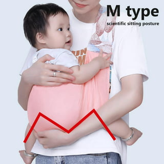 Portabebés ajustable para recién nacido, de malla transpirable, con un  hombro, portabebés para bebés de hasta 45 libras (gris oscuro)