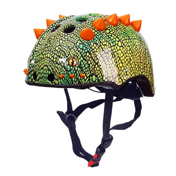 Casco de bicicleta para niños y niñas de 2, 3, 4, 5, 6, 7, 8 años de edad,  con diseño 3D de dinosaurio y certificado de seguridad, casco de bicicleta