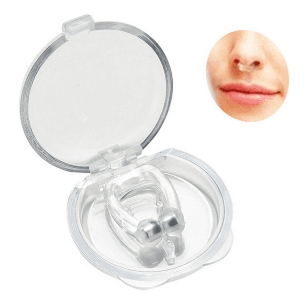 1pc Dilatador Nasal Magnético Anti Ronquidos Clip De Nariz Y Estuche  Dispositivo Fácil Respiración Mejora El Sueño Para Hombres/Mujeres