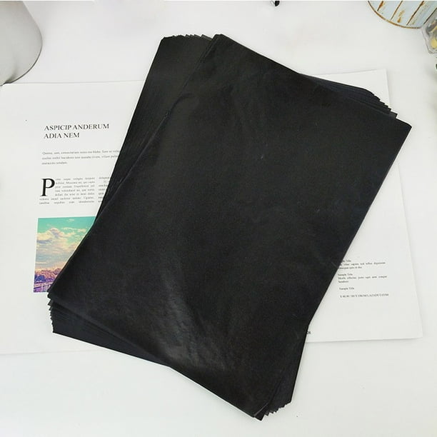 5 piezas de papel de transferencia de uso repetido de papel de calco  soluble en agua de carbono de 11 x 9 pulgadas, patrón de transferencia en  tela