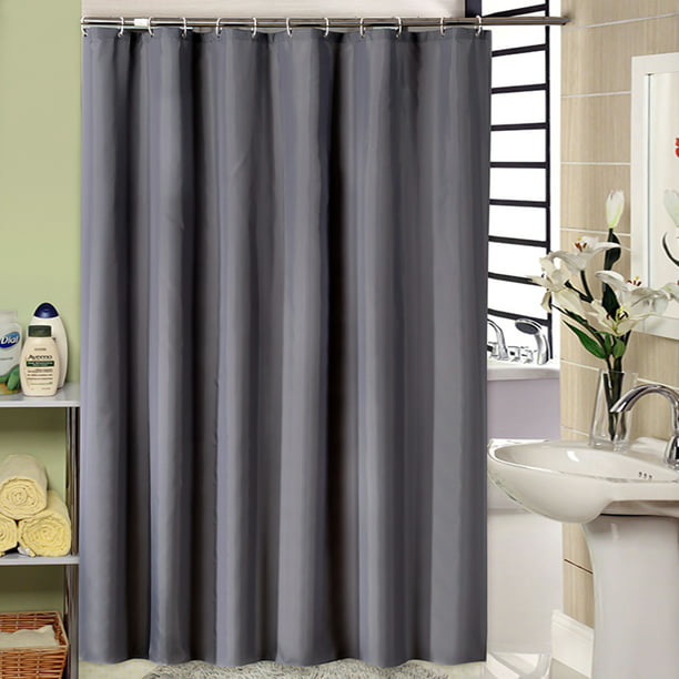 1 cortina de ducha gruesa antimoho, cortina de partición de inodoro  impermeable para baño, juego de cortina colgante de varilla de tela de  ducha de ba